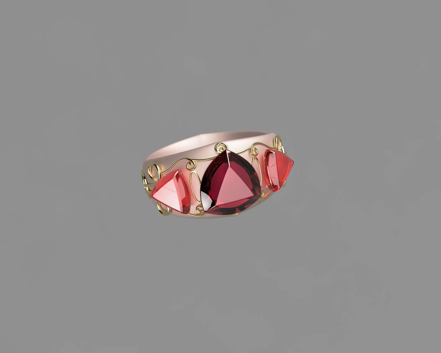 ring- queen 3D Model .c4d .max .obj .3ds .fbx .stl .blend 
