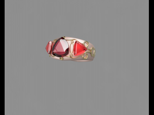 ring- queen Modelo 3D