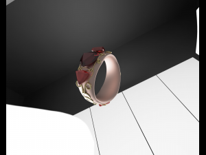 ring- queen Modelo 3D
