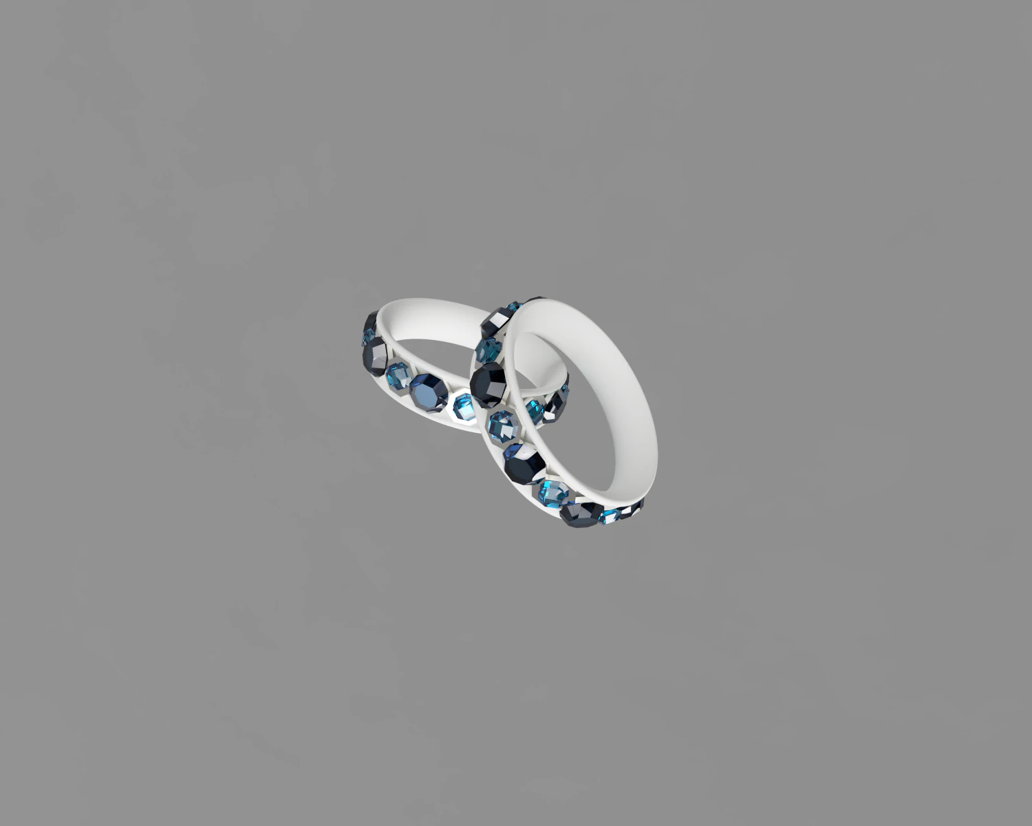 wedding rings qq 3D Model .c4d .max .obj .3ds .fbx .stl .blend 