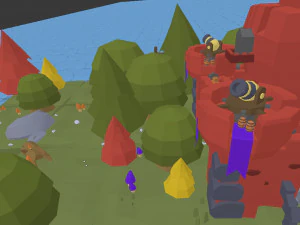 低ポリ 3D 城 3Dモデル