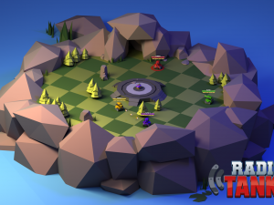 low poly tank game assets 3D Model