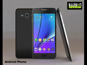 アンドロイド携帯電話 3Dモデル