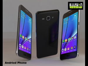 andriod phone 3D मॉडल