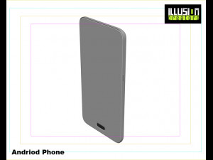 andriod phone 3D मॉडल