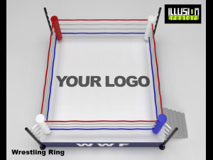 wrestling ring 3D Model