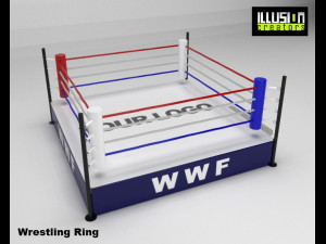 wrestling ring 3D Model