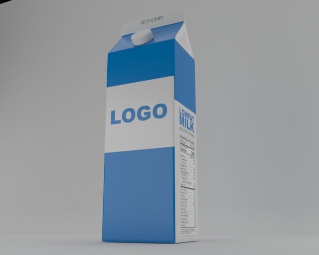 milk pack 3D मॉडल .c4d .max .obj .3ds .fbx .stl .blend 