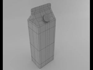 confezione di latte Modello 3D