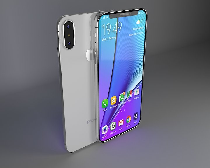 Iphone X 3d Model In Phone And Cell Phone 3dexport