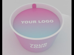 ice cream cup Modelo 3D