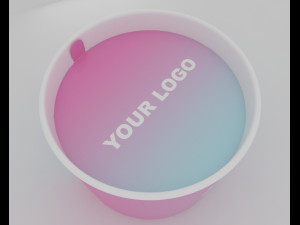 ice cream cup Modelo 3D