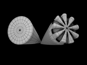 ice cream cup 3D 模型