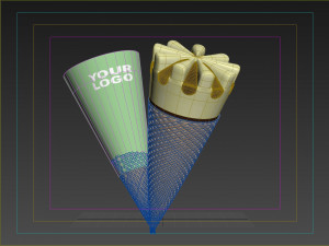 ice cream cup 3D 模型