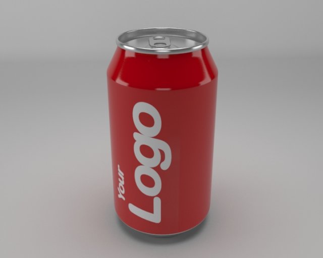 cold drink can Model 3D .c4d .max .obj .3ds .fbx .stl .blend 