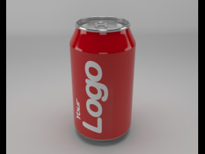 cold drink can 3D Model