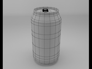 cold drink can Model 3D