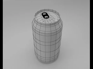 холодный напиток может 3D Модель