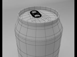 cold drink can Model 3D