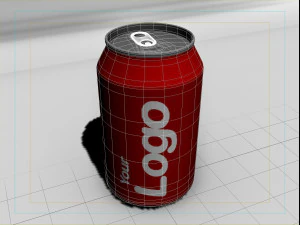 холодный напиток может 3D Модель