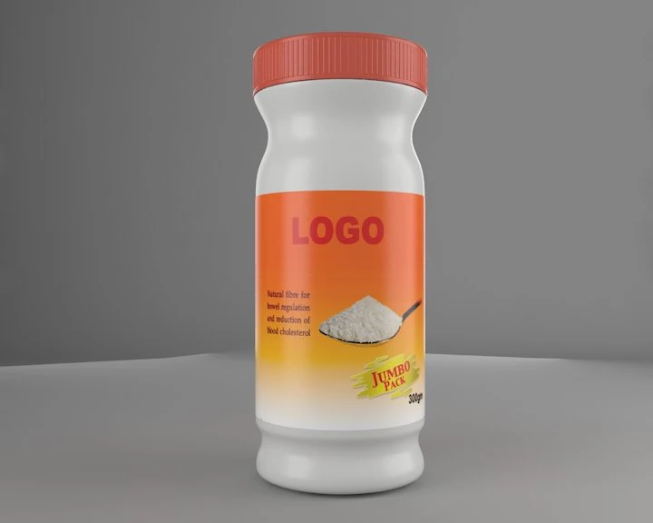 bottle ispaghol 3D Model .c4d .max .obj .3ds .fbx .stl .blend 