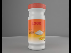 bottle ispaghol Modèle 3D