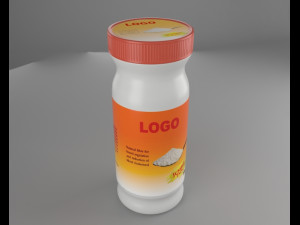 bottle ispaghol Modello 3D