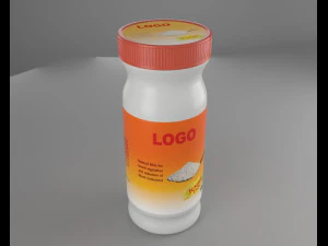 bottle ispaghol 3D Model