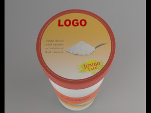 bottle ispaghol Modello 3D