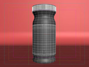 bottle ispaghol 3D Model