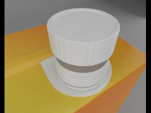 велика упаковка соку 3D Модель