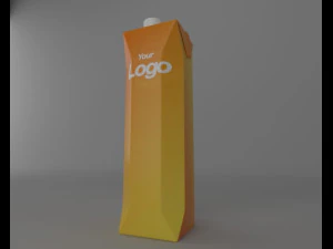 велика упаковка соку 3D Модель