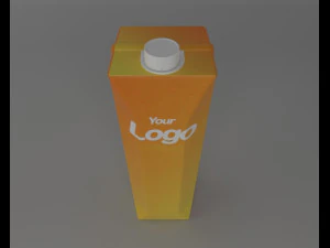 велика упаковка соку 3D Модель