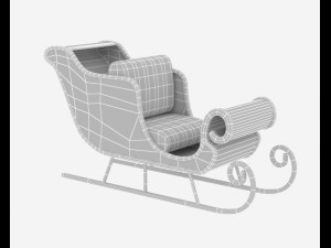 santasleigh 3D 模型
