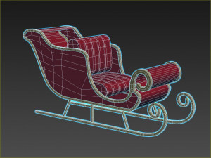 santasleigh 3D 模型