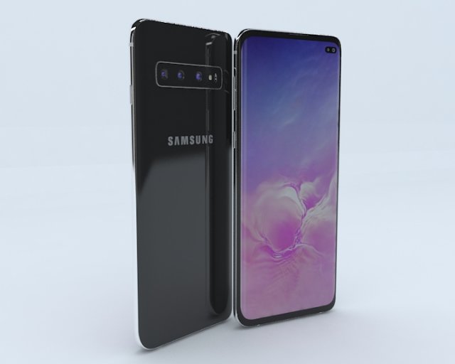 samsung s10 3D Model .c4d .max .obj .3ds .fbx .stl .blend 
