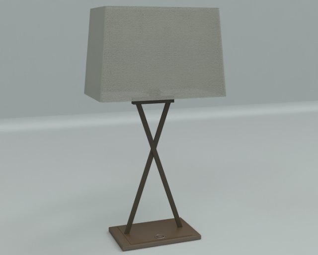 table lamp 3D Model .c4d .max .obj .3ds .fbx .stl .blend 