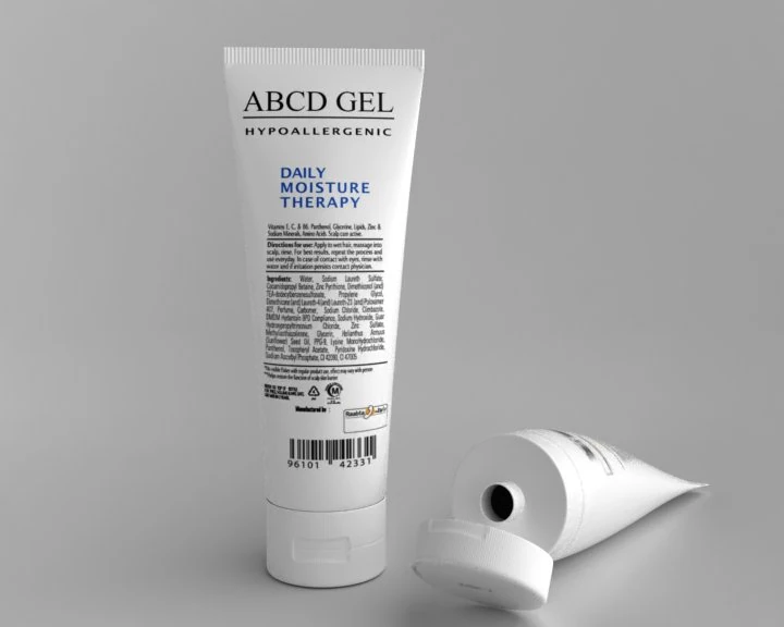 cream tube 3D Model .c4d .max .obj .3ds .fbx .stl .blend 