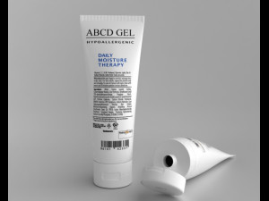 cream tube Model 3D