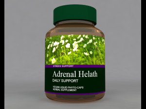 herbal bottle 3D Model