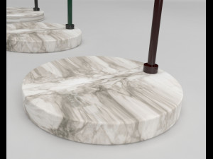 arched floor lamp 3D Модель