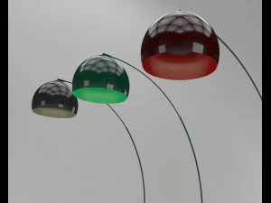 arched floor lamp 3D Model