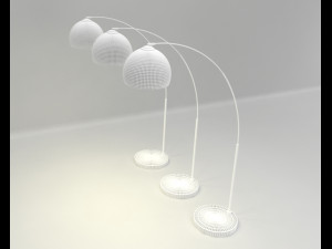 arched floor lamp 3D Модель