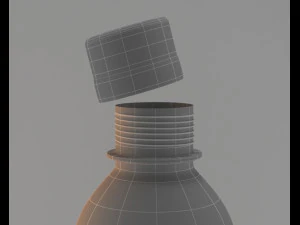juice bottle 3D Model