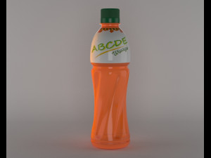 juice bottle 3D Model