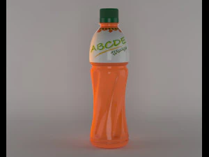 botella de jugo Modelo 3D