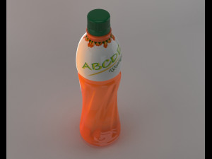 juice bottle 3D Model