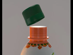 juice bottle 3D Model