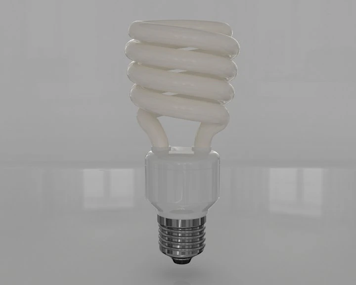 led bulb light 3D Model .c4d .max .obj .3ds .fbx .stl .blend 