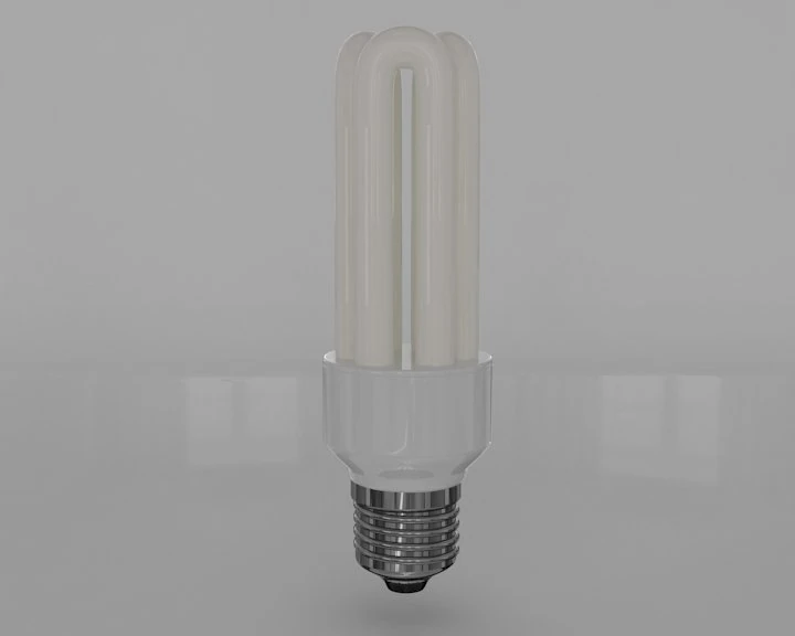 led bulb light 3D Model .c4d .max .obj .3ds .fbx .stl .blend 